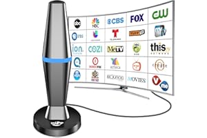DGUPSP Digital TV Antenna for Smart Tv Indoor, Digital HDTV Antenna Indoor, 360° Reception Indoor TV Antenna for Tv Without Cable, HD Antenna for TV Indoor 4k, Tv Antenna for Local Channels —All TV