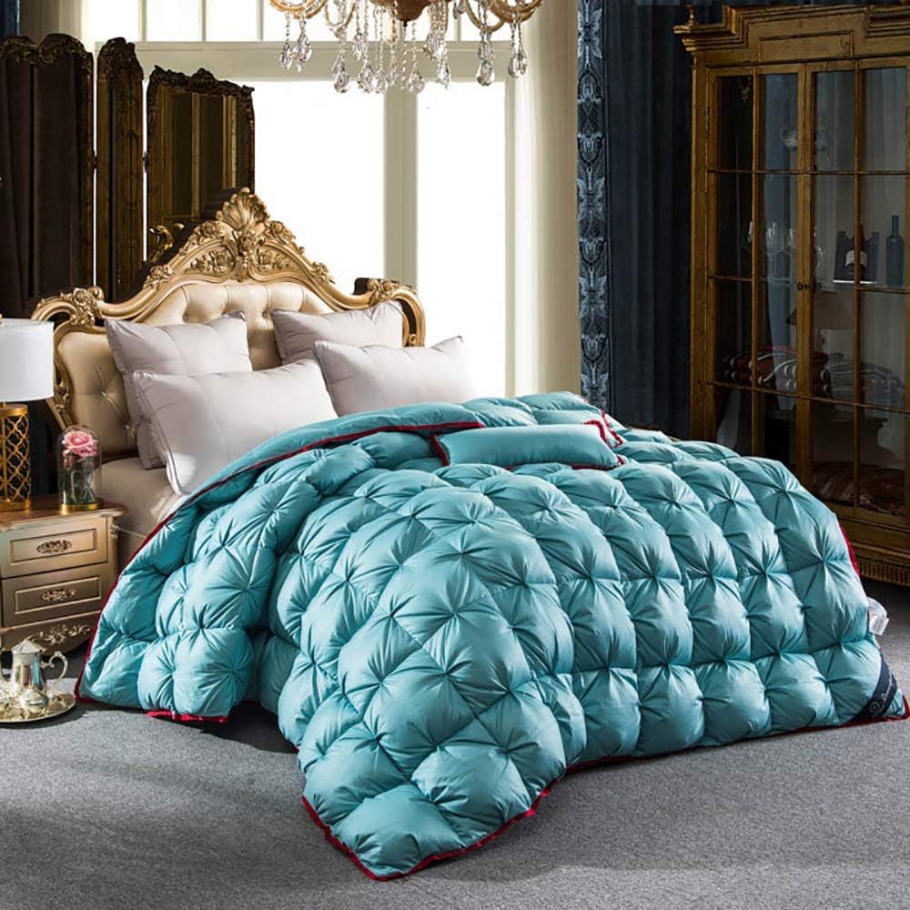 MZH Bettdecken Gänsedaunen Quilt Tröster King Size Bettdecke