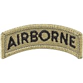 MEDALS OF AMERICA EST. 1976 Army Airborne OCP Tab Hook &amp; Loop Patch