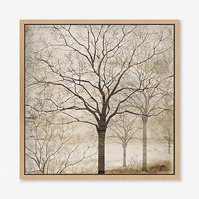 signwin Framed Canvas Wall Art Abstract Trees Canvas...
