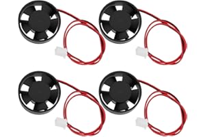 Create idea 4pcs DC 12V Laptop Mini Round Cooling Fan Voltage Current 0.04A Speed ??8500RPM 30 * 30 * 10mm