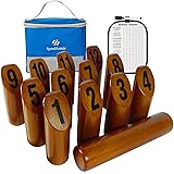 SpeedArmis Wooden Throwing Game - 12 Numbered Block