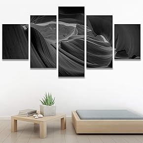 SIGNWIN 5 Panel Canvas Wall Art Modern Art...