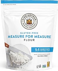 King Arthur Measure for Measure Gluten-Free Flour: All-Purpose 1:1 Substitute for Wheat Flour, Non-GMO, Kosher Certified, 3 l