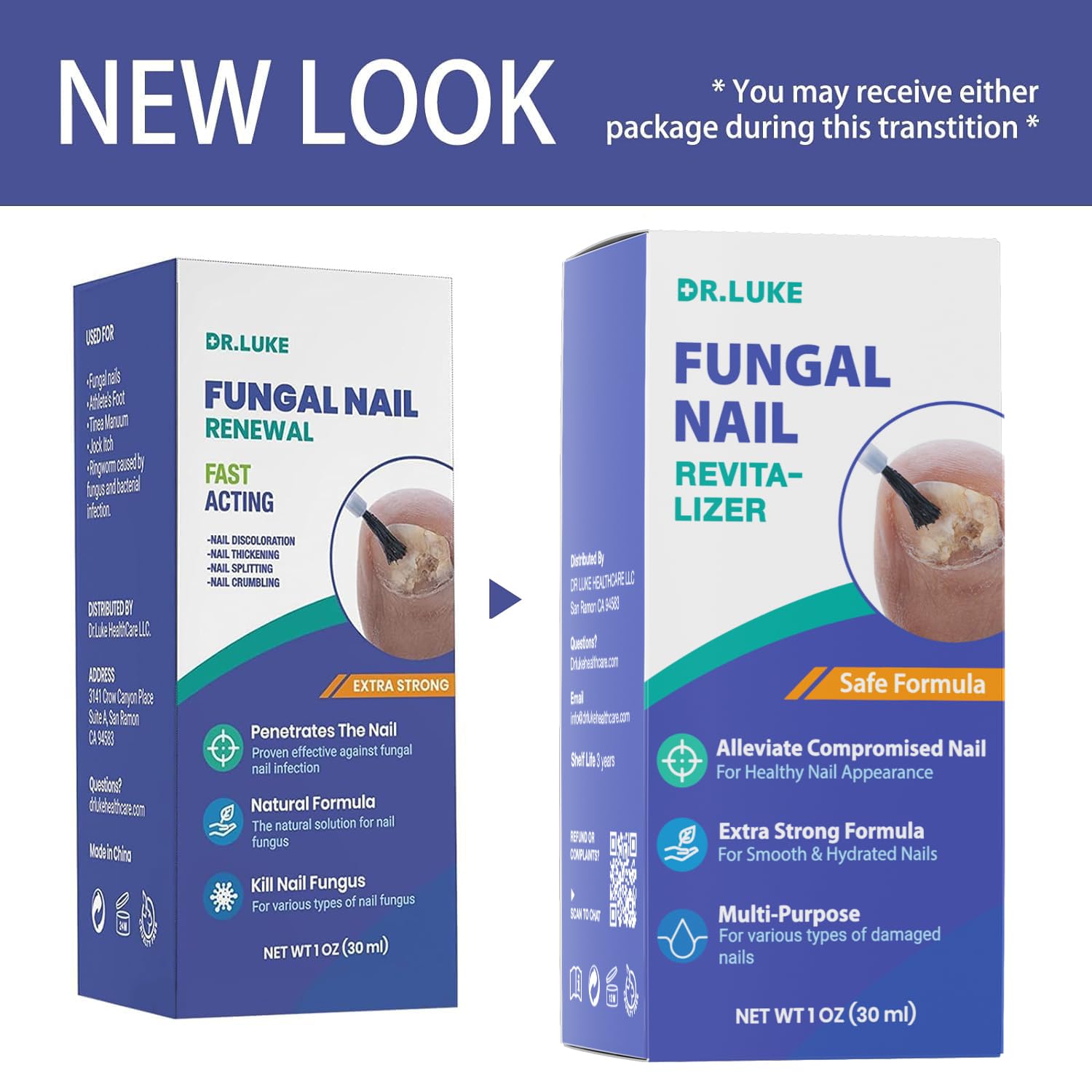 Dr. Luke Toenail Fungus Revitalizer Tough on Nails: Toenail Refresher Liquid for Discolored Nails 1 oz (Packaging May Vary) - Image 6