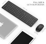 Seenda SK38 Wireless Keyboard and Mouse Set UK Layout Full Size Numeric Keypad view 6