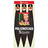 Sun Taiyang Outre Synthetic Pre Stretched ULTRA BRAID - XPRESSION 3X 32'' (Color:2 Dark Brown), 7.6 ounces