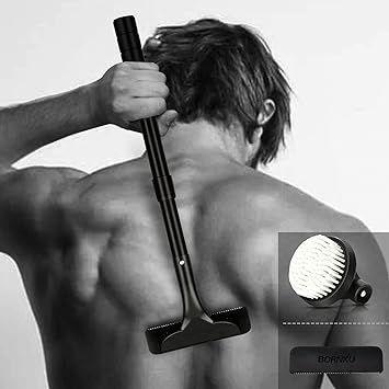 Bornku Back Shaver For Men Bs200 Back Brush Body Hair Trimmer