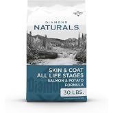 Diamond Naturals Skin &amp; Coat Puppy, Adult &amp; Senior Dry Dog Food Salmon 30lb | Real Salmon &amp; Potato | Omega Fatty Acids Help Support Healthy Skin &amp; Shiny Coat | Guaranteed Probiotics &amp; Superfoods