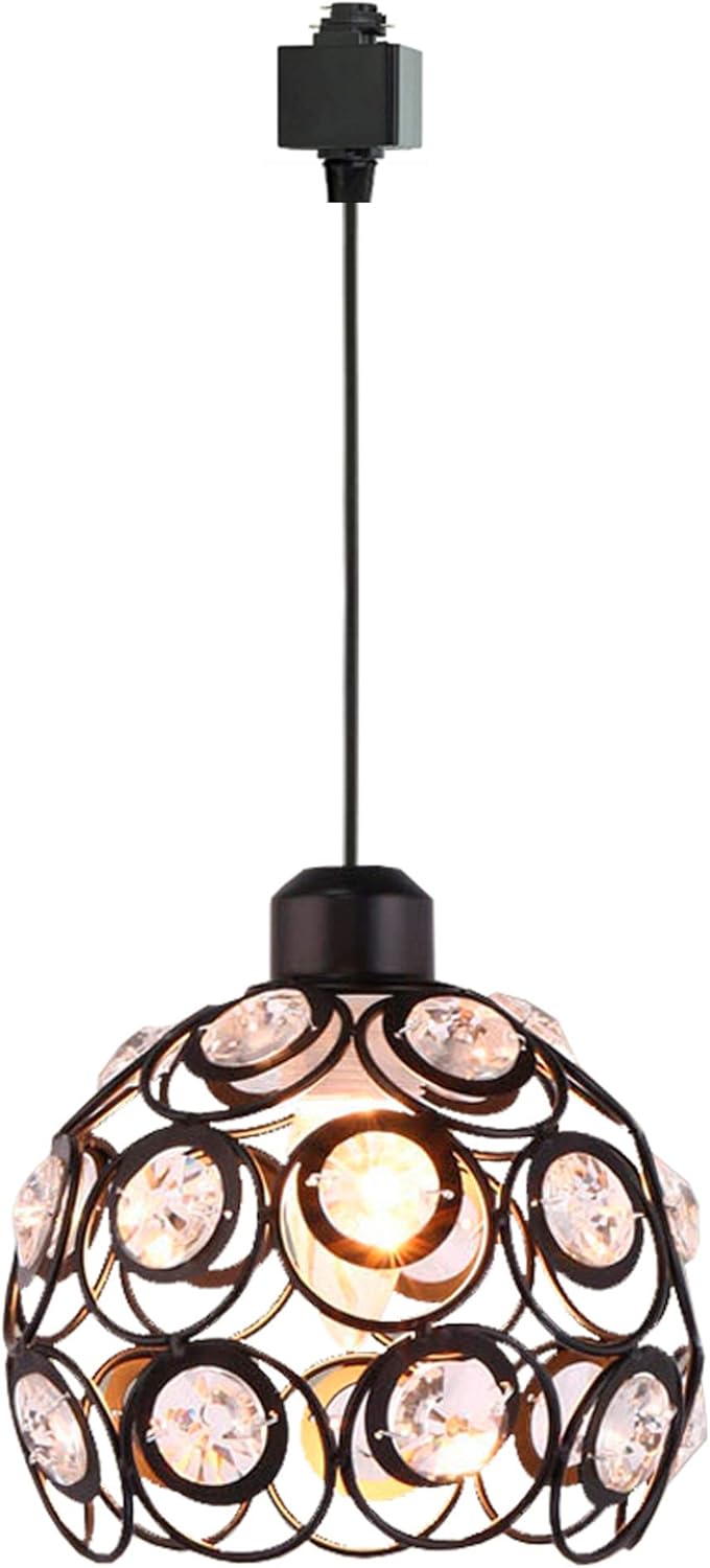 STGLIGHTING 1Light HType Track Light Pendants Crystal