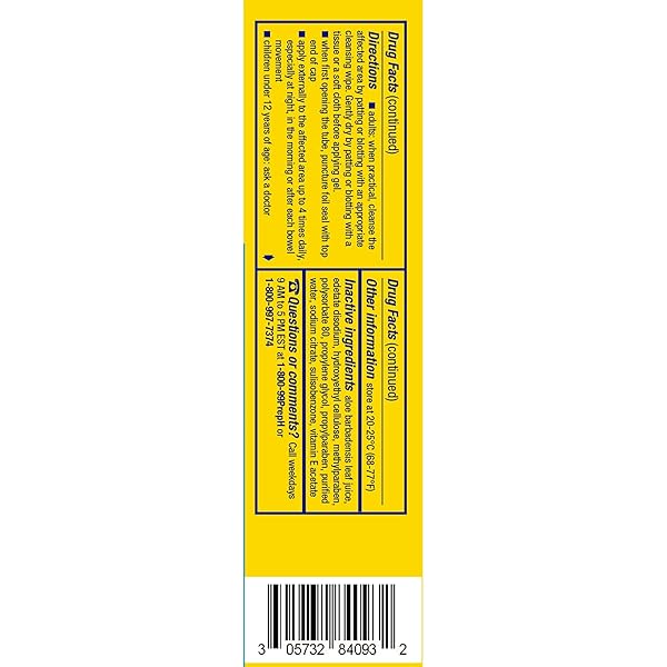 PREPARATION H HEMORRHOID COOLING GEL WITH ALOE FOR FAST DISCOMFORT RELIEF – 0.9 OZ TUBE