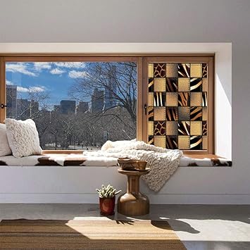 Amazon Com Yoliyana Frosted Window Film Stained Glass Window Film