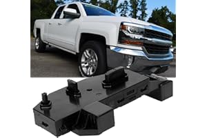 LEZZYRUCK Front Passenger Side Power Seat Control Adjust Switch Replace for 2015-2020 Cadillac ATS Chevrolet Silverado Suburban Tahoe Impala GMC Sierra Yukon, Replace OE# 20914737
