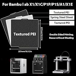 Wefuit Double Sided Textured PEI Build Plate for