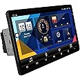 Cidava 13.3 Inch Double Din Car Stereo Android Head Unit, Universal Rotating Radio GPS Navigation Multimedia Music Video Player Touch Screen Wireless Carplay, Android Auto 4GB+64GB Wi-Fi 4G LTE