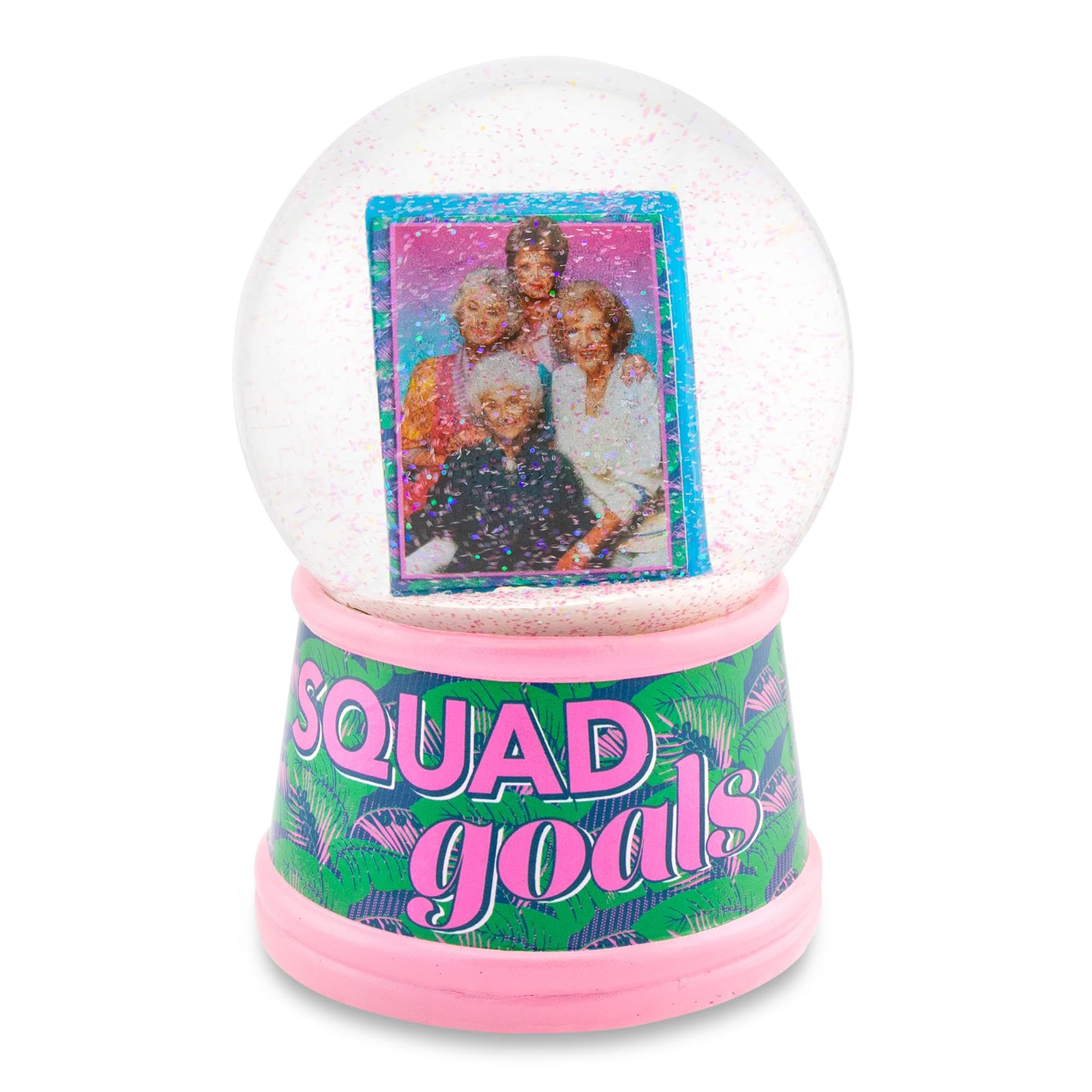 Silver Buffalo The Golden Girls Squad Goals 4 Inch Snow Globe