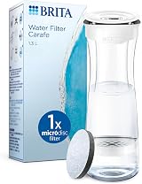 Brita Fill&Serve Water Filter Carafe White Graphite 1.3 L with MicroDisc