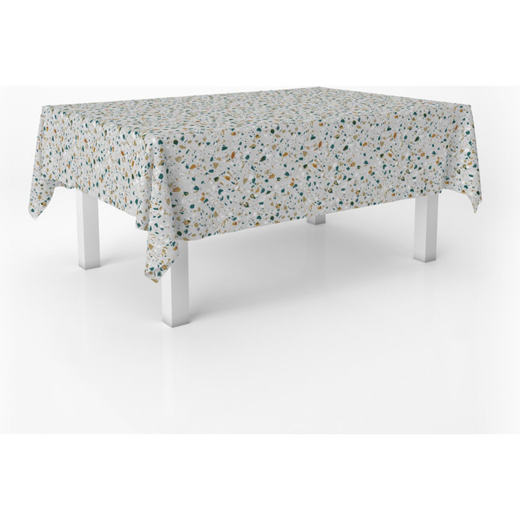 ECOMMERC3 Rectangular Oilcloth Tablecloth Size 250 x 140 cm Style, Durability and Easy Cleaning for Your Table – Stain Resistant and Waterproof Oilcloth Tablecloth