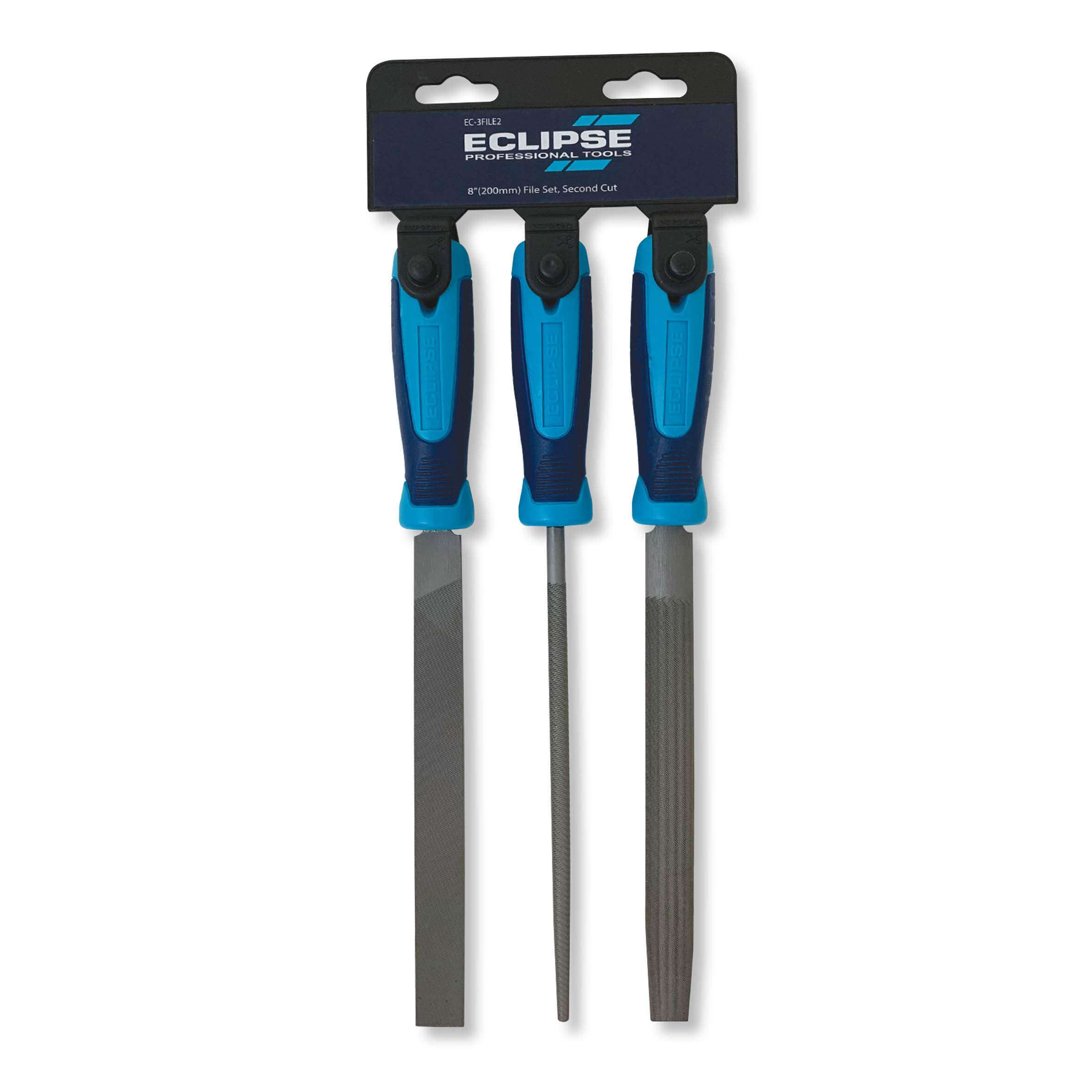 Eclipse Professional Tools EC-3FILE2 3 Piece Second Cut File Set