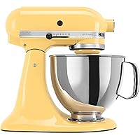 KitchenAid KSM150PSMY Artisan Series 5-Qt. Stand Mixer with Pouring Shield - Majestic Yellow