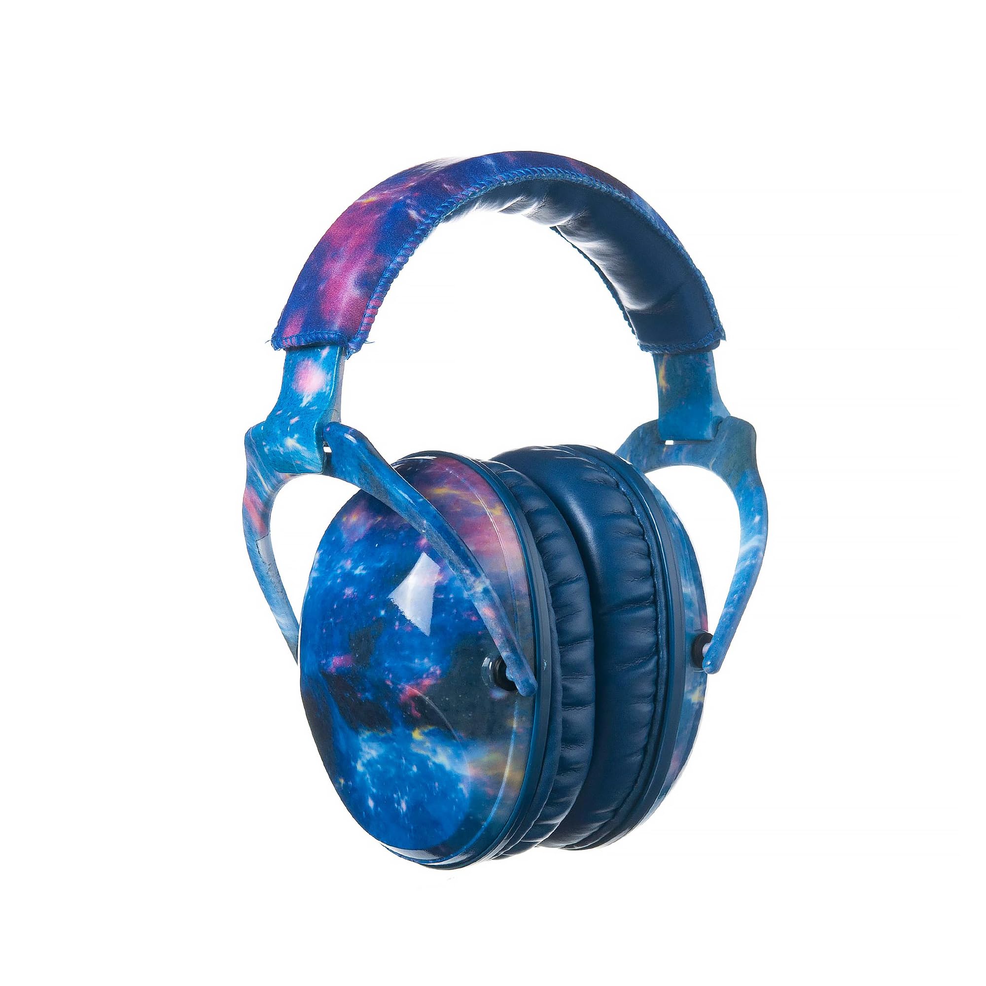 PROTEAR Kids Ear Defenders, Hearing Protection for Toddler Kids and Young Teens with Autism, Noise Reduction Safety Earmuffs Ideal for Fireworks, Concerts, Cinema(Blue band Galaxy)