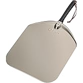 Q Pizza Aluminium Pizza Peel 14 inch, Extra Large Metal Pizza Turning Paddle, Non-stick Pizza Spatula for ooni Grill Oven Baking Bread Pastry Dough Pie Cake, PT205