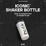 Bulk Iconic Clear 750ml Shaker Bottle with Mixing Ball Leak-Proof Lid view 2
