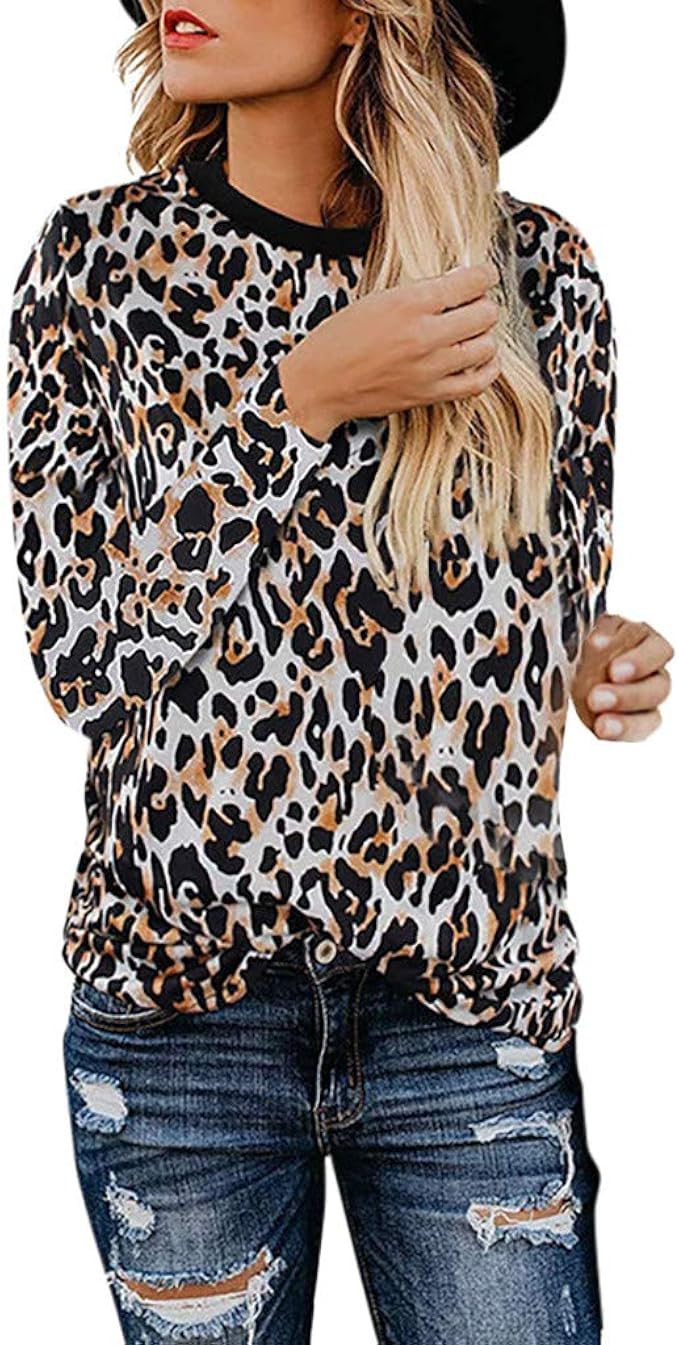 maglia leopardata donna