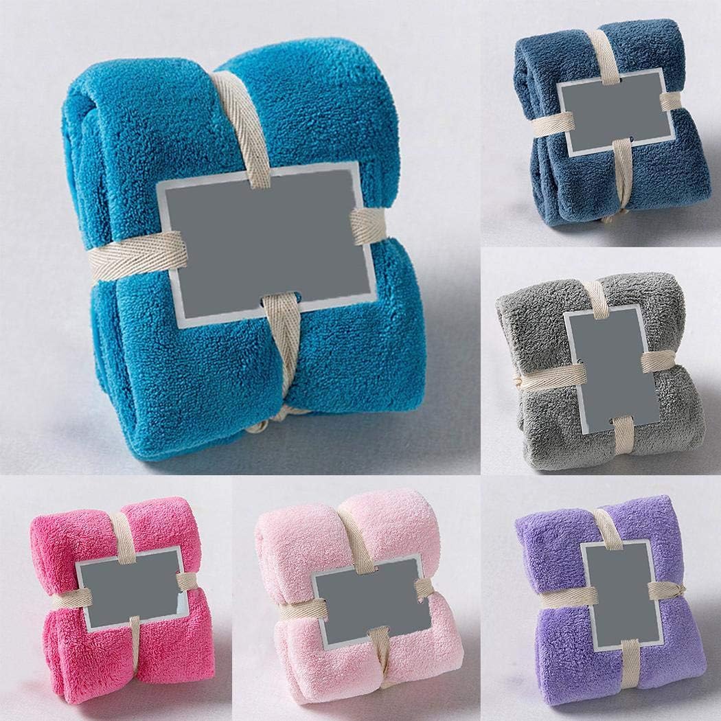 Kloius Inicio Hotel Baño Toalla de baño súper Absorbente Suave, sólida