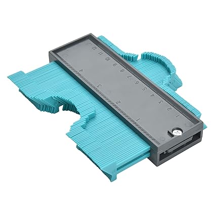 Yizhet 127MM Konturenlehre Unregelmäßiges Profilmessgerät Kopierlehre Zimmermannsmessung Duplikator Laminat Duplikator Holz M