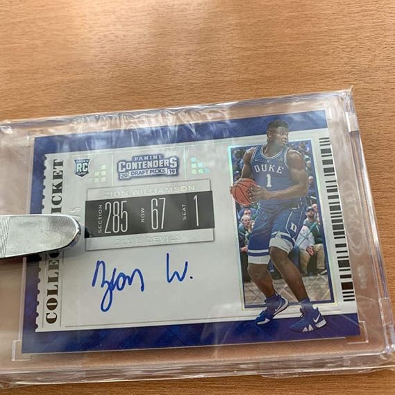 Zion Williamson Auto ザイオン ウィリアムソン 5枚限定 ホビー 通販 Amazon Co Jp Zion Williamson Auto ザイオン ウィリアムソン 5枚限定 ホビー 通販 Amazon Co Jp