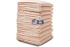 WAVE MEDICAL PRODUCTS Wave Advanced Absorbency Disposable Incontinence Underpads - Thick Hospital Underpads - Bed Pads & Pee Pads Protection - 30"x36" Quilted Fluff and Polymer Core - Made in The USA (Pack of 100)