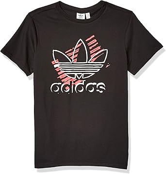 adidas trefoil tee gold