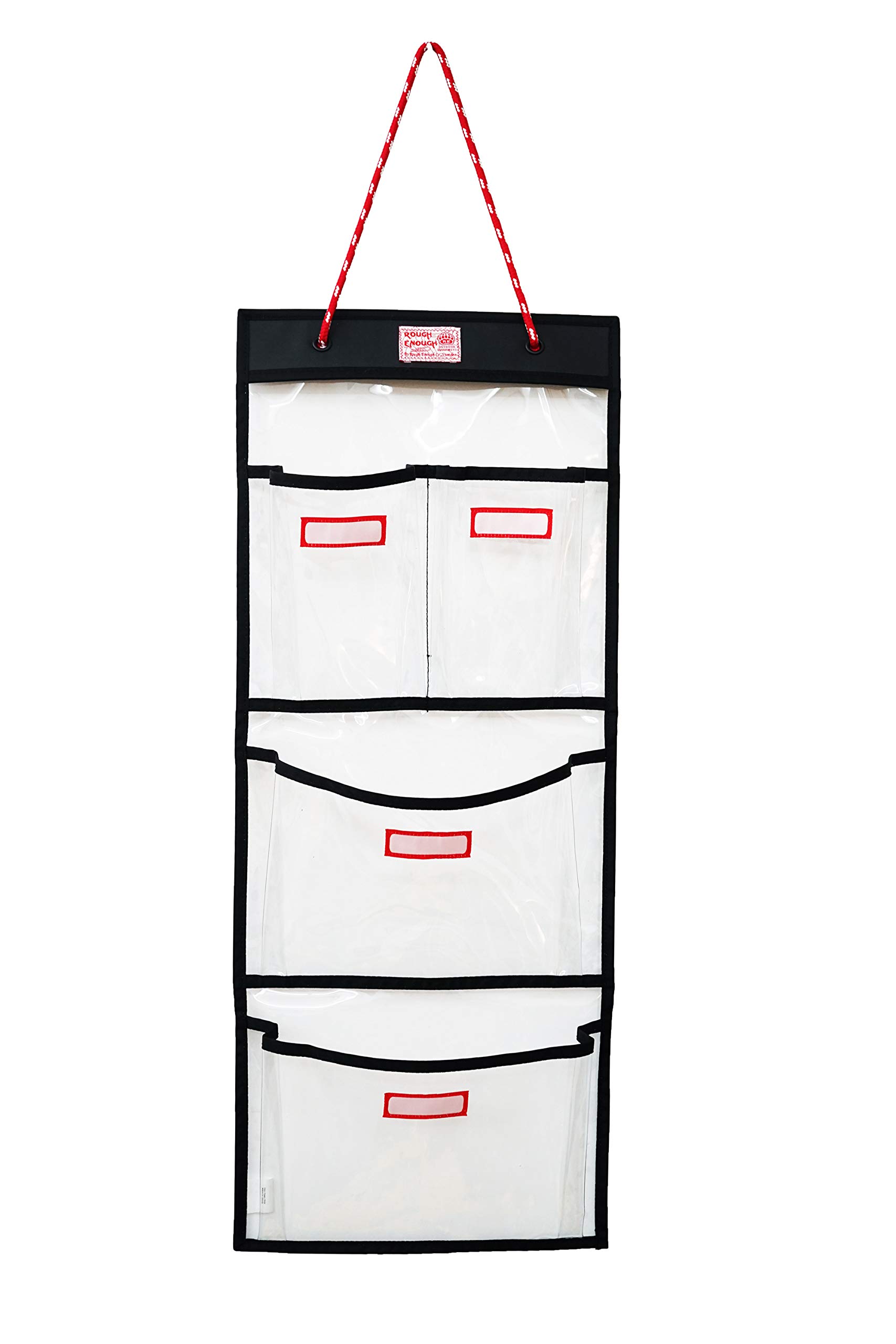 Rough Enough Door Hanging Organizer School Locker Organizer Wall Mount Entryway Organizer for Wall Office Home Gym Key Thermometer Sanitizer Accessories Hygiene Kit Paper Towels Mask Closet Cabinet — image 1
