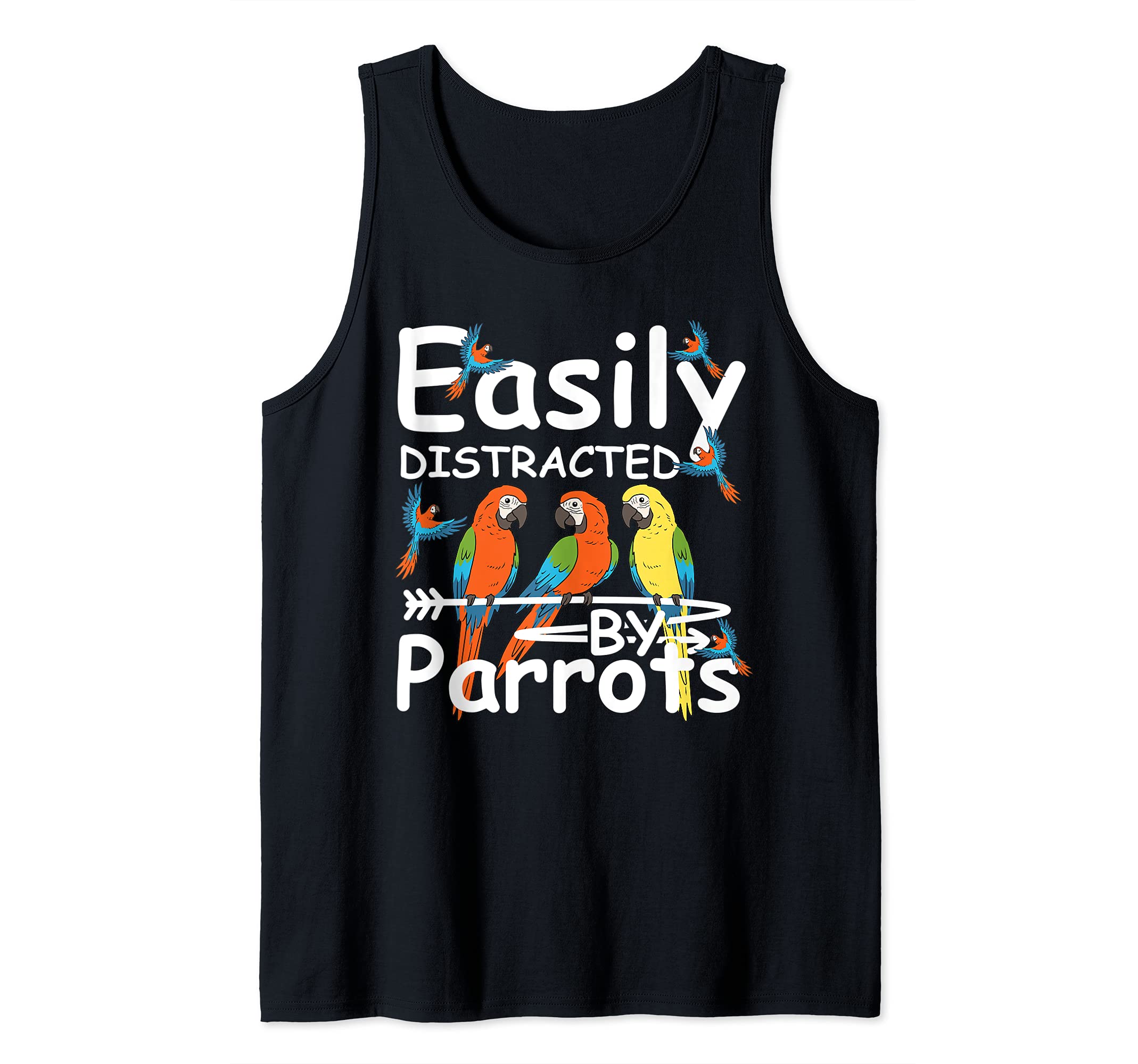 Parrot For Men Parrot Bird Women Tropical Parrot Tank Top