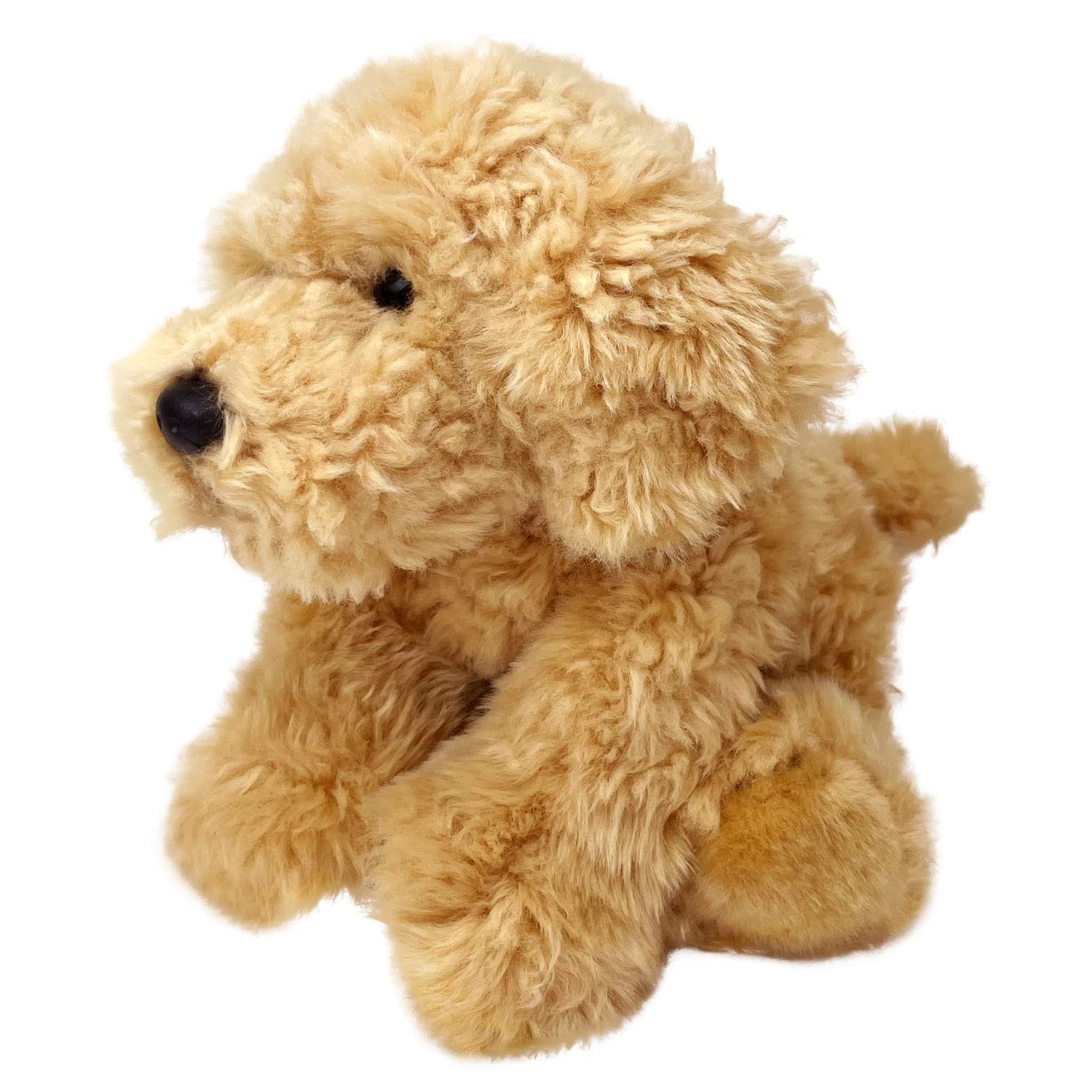 PMS VFM - Labradoodle Dog Soft Toy Plush Teddy, Cavapoo, Labradoodle, Cuddly Teddy Bear Premium - 30cm - Biscuit