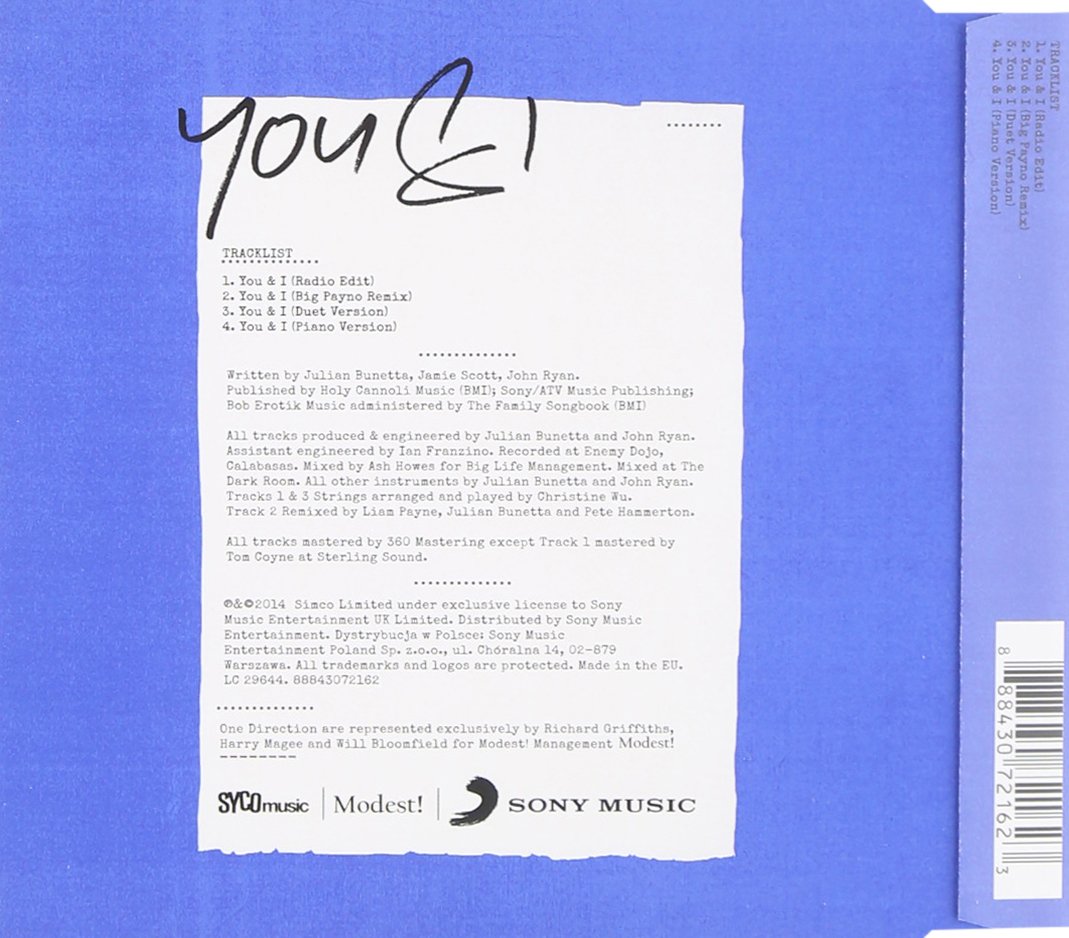 One Direction You I Amazon Com Music