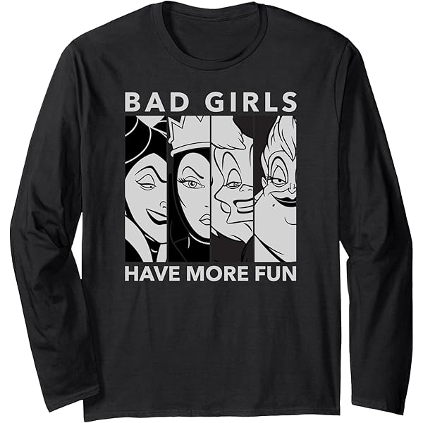 Amazon.com: Disney - Villains Bad Girls T-Shirt : Clothing