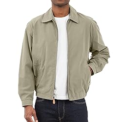LONDON FOG mens Auburn Zip-front Golf
