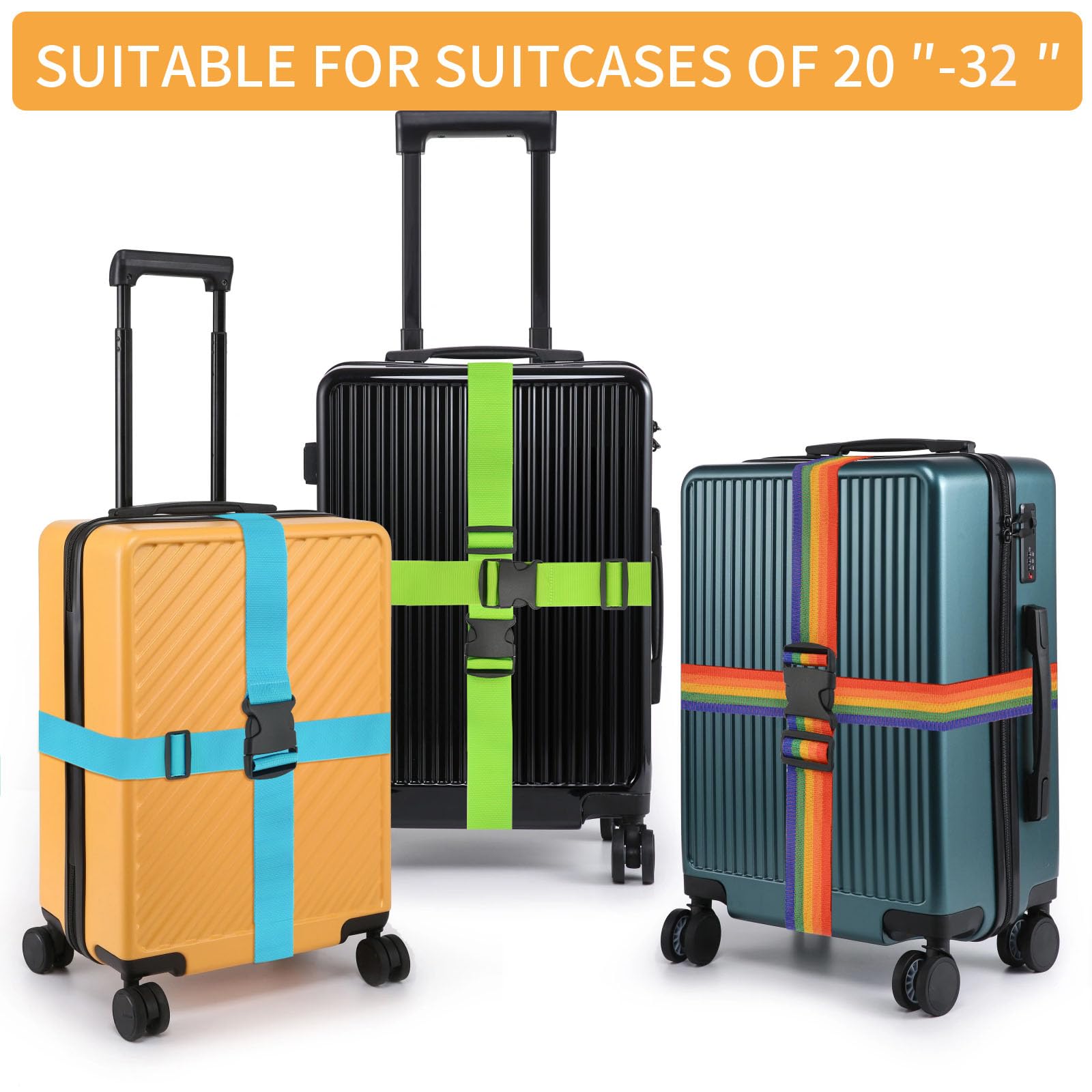 BILIONE BILIONE 4 Pack Luggage Straps 79