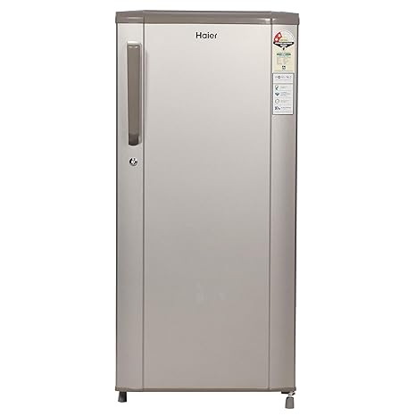 Haier 190 L 2 Star Direct-Cool Single Door Refrigerator (HED-19TMS, Moon Silver)
