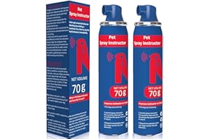 HGFLMR Spray Dog Trainer Corrector 70ml 2 Pack Spray Corrector Spray for Dog to Unwanted Dog Behaviour, Humane Effective- Blue