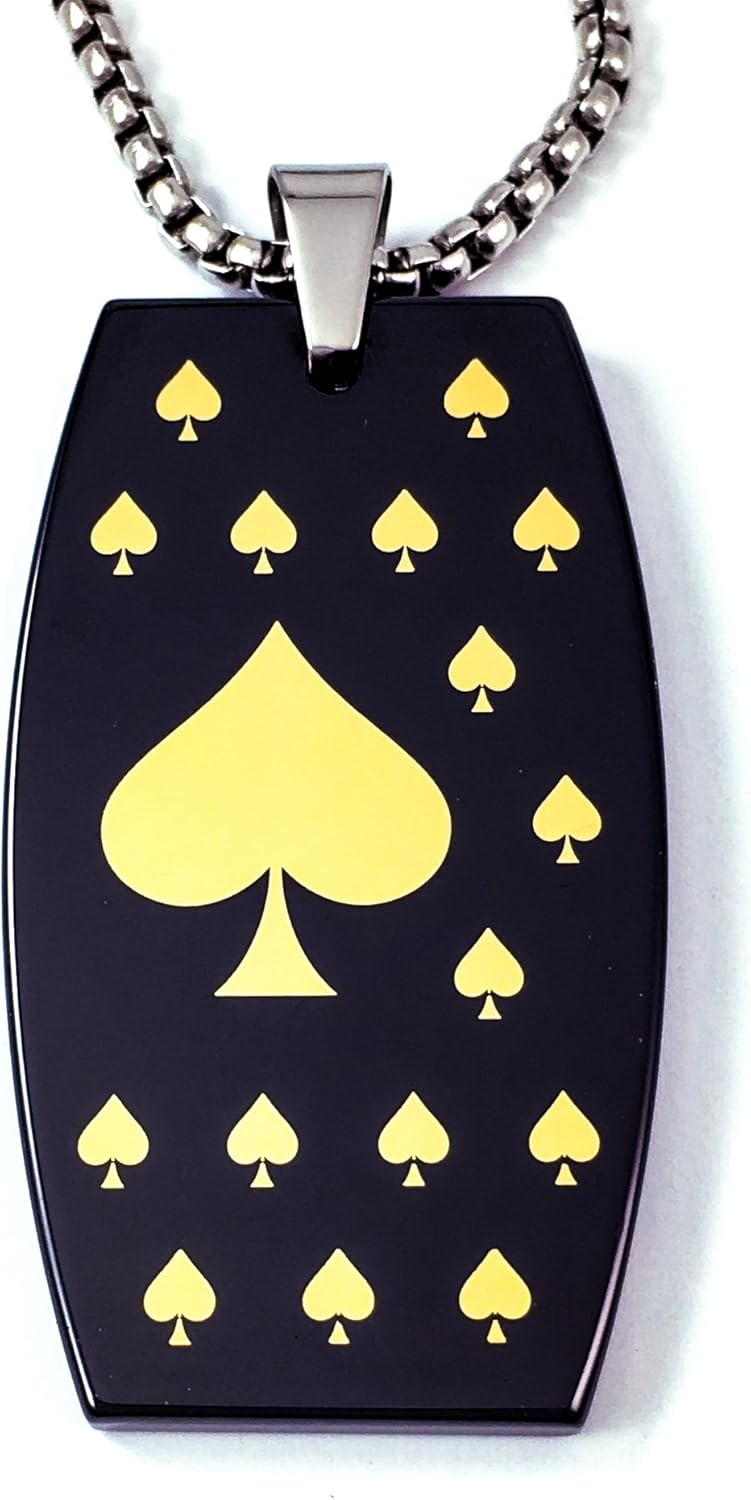 ace of spades dog tag