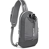 G4Free Sling Bag RFID Blocking Lightweight Crossbody Backpack Chest Shoulder Bag for Travel Sports Running Hiking