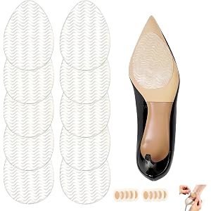 Clear Non Slip Shoe Pads, Self Adhesive Invisible Sole Protectors, Floor-Grip Shoe Grips Stickers for Shoe Bottom, Anti-Slip
