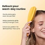 Tangle Teezer Large Naturally Curly Ultimate Detangler 3C-4C Daffodil Yellow view 7