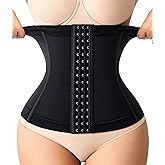 Nebility Postpartum Waist Trainer for Women Waist Cincher Corset Shapewear Faja Body Shaper Tummy Control