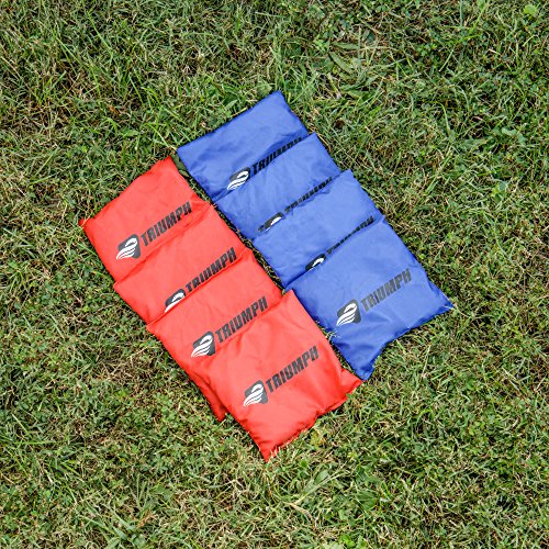 Triumph Patriotic Bean Bag Toss Set Includes Two Boards and Eight All-Weather Bean Bags