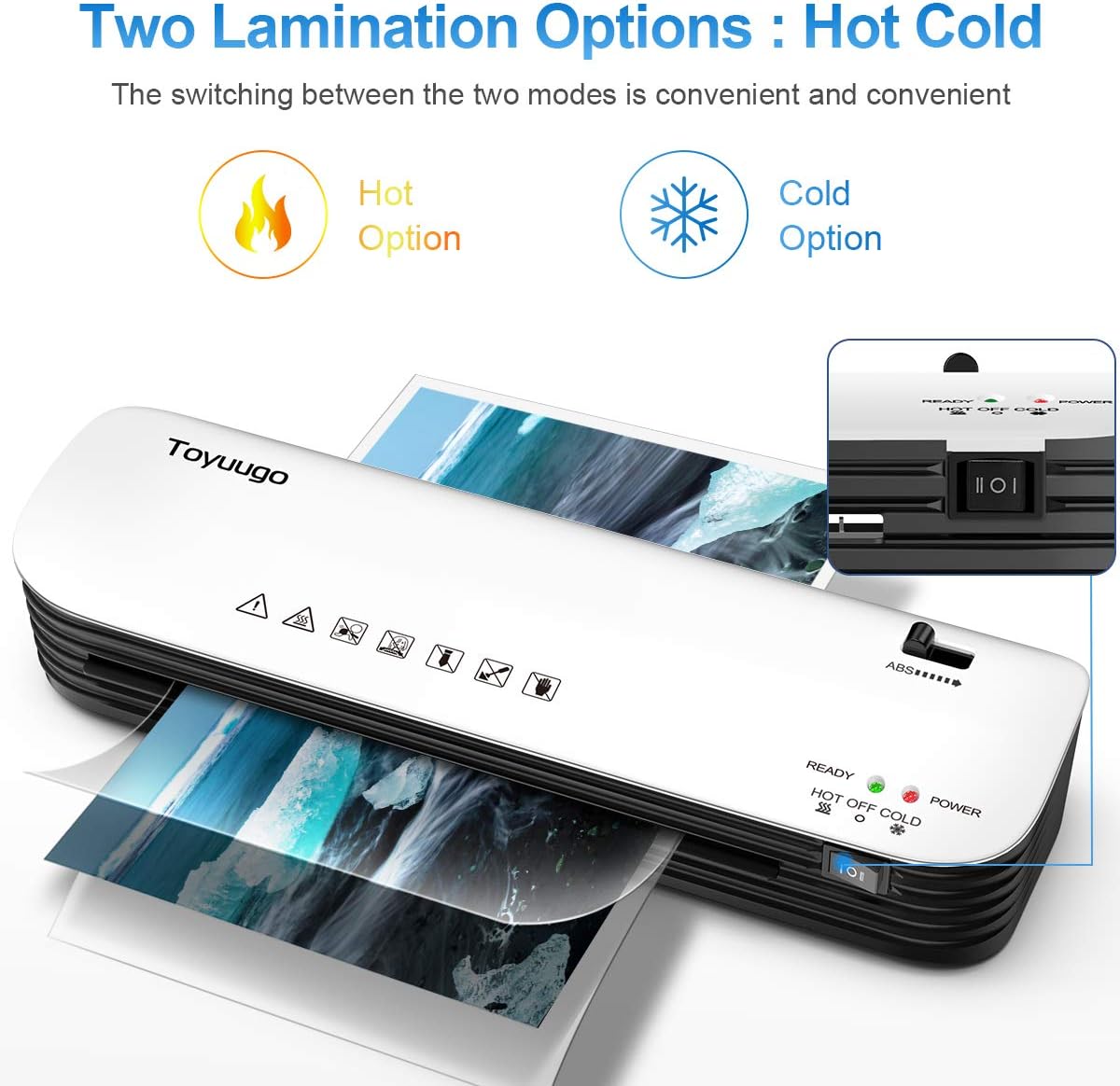 Laminator, Toyuugo A4 Laminator, 4 in 1 Thermal Laminator for Home Office School Use, 9 inches Max Width, Quick Warm-Up, Paper Trimmer, Corner Rounder (15 Laminating Pouches) : Office Products