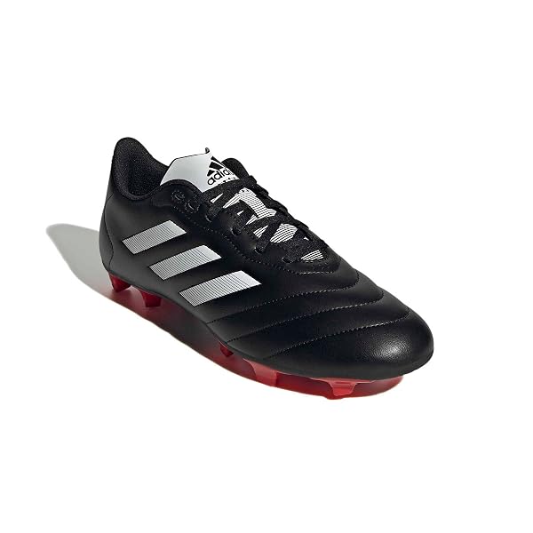 ADIDAS ADULT GOLETTO VIII FIRM GROUND CORE BLACK/WHITE/RED 13